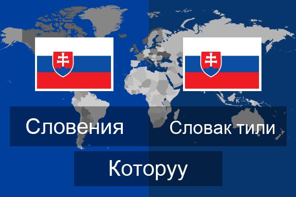  Словак тили Которуу