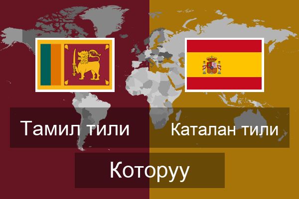  Каталан тили Которуу
