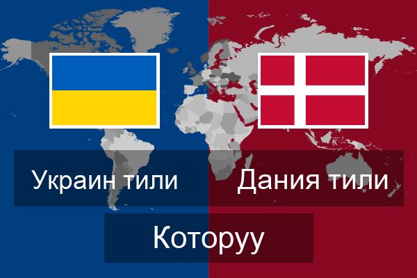  Дания тили Которуу