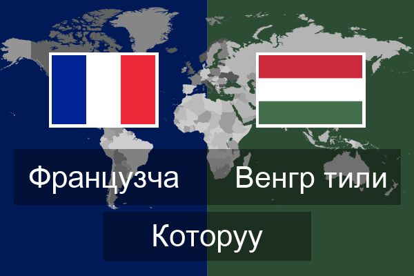  Венгр тили Которуу