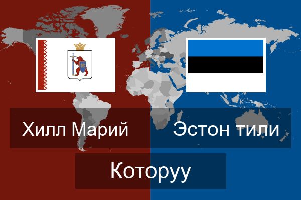  Эстон тили Которуу