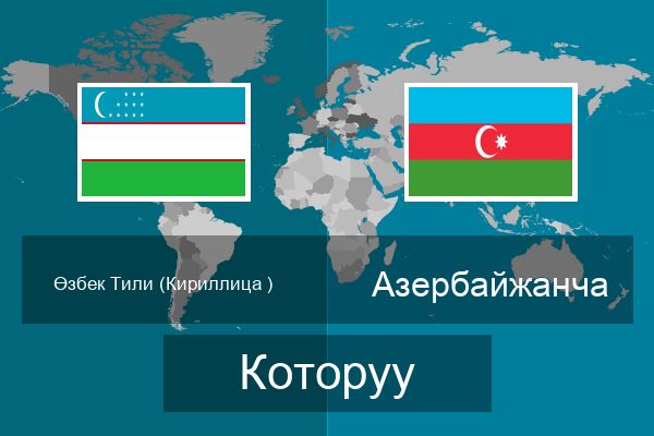  Азербайжанча Которуу