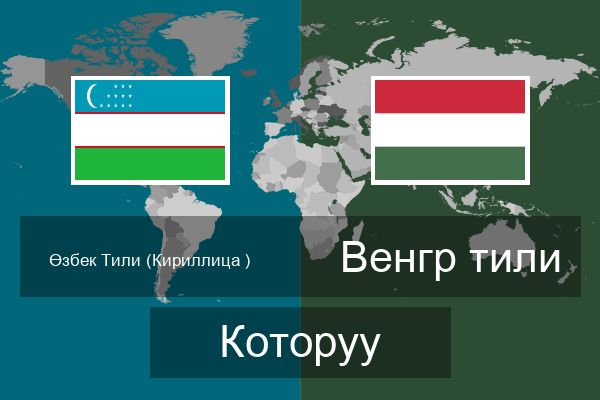  Венгр тили Которуу