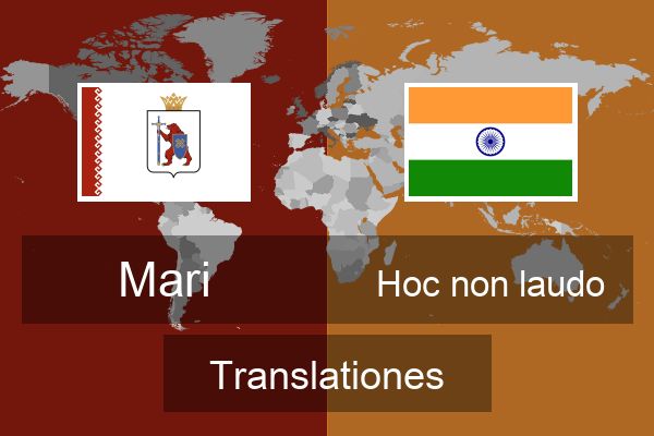  Hoc non laudo Translationes