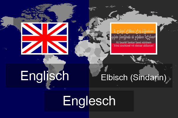  Elbisch (Sindarin) Englesch