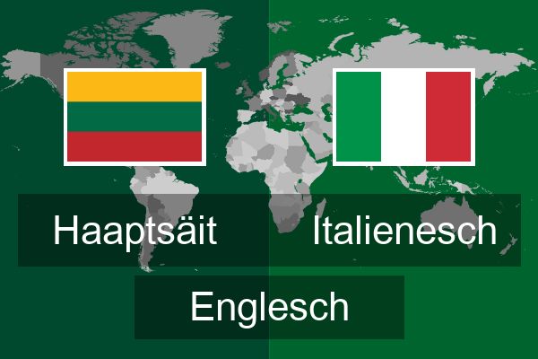  Italienesch Englesch