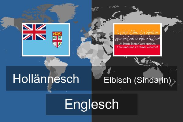  Elbisch (Sindarin) Englesch