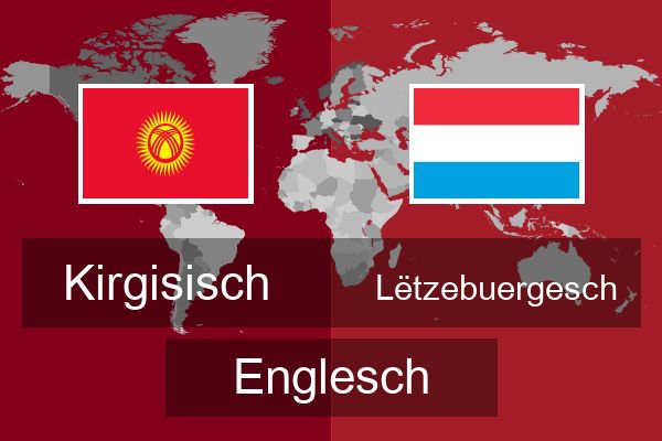  Lëtzebuergesch Englesch