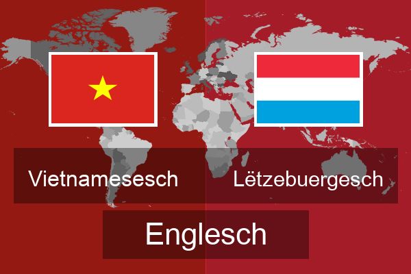  Lëtzebuergesch Englesch