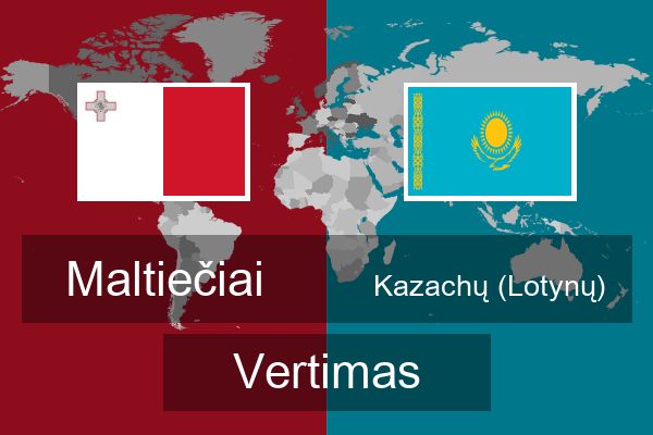  Kazachų (Lotynų) Vertimas
