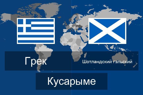  Шотландский гэльский Кусарыме