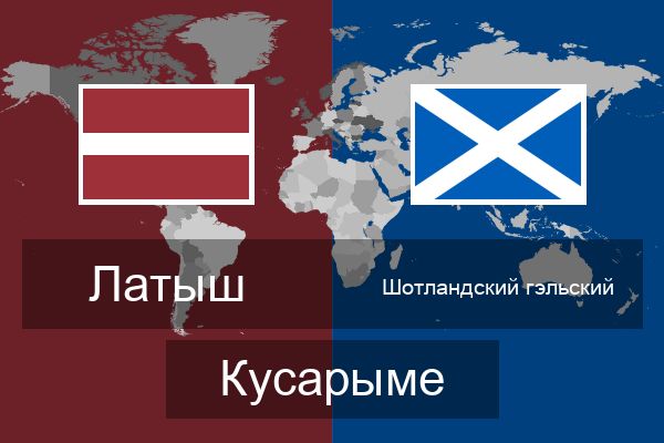  Шотландский гэльский Кусарыме