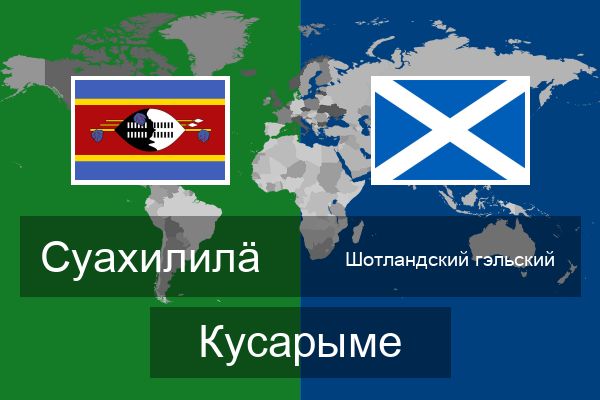 Шотландский гэльский Кусарыме
