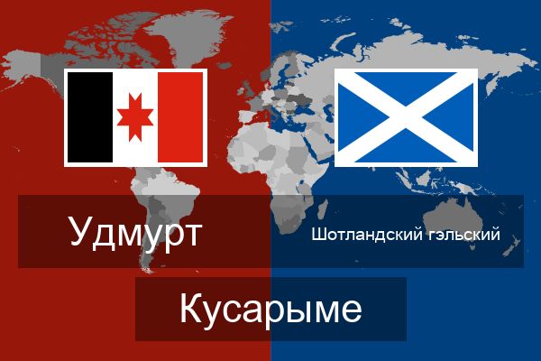  Шотландский гэльский Кусарыме