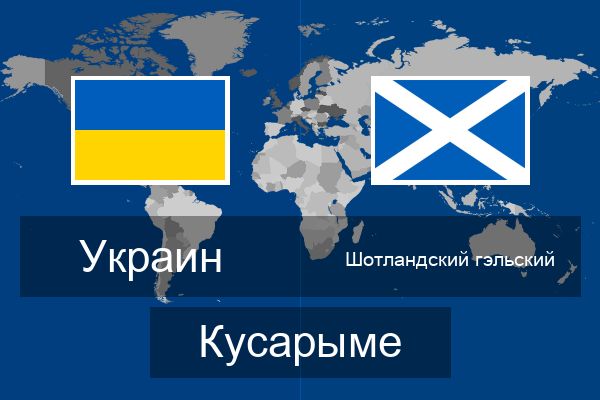  Шотландский гэльский Кусарыме