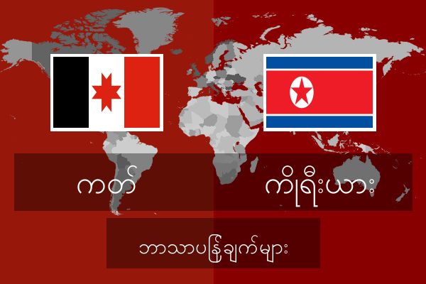  ကိုရီးယား ဘာသာပြန်ချက်များ