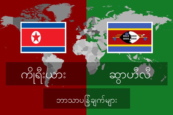  ဆွာဟီလီ ဘာသာပြန်ချက်များ