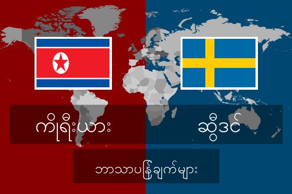  ဆွီဒင် ဘာသာပြန်ချက်များ