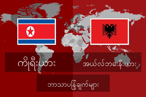 အယ်လ်ဘေးနီးယား ဘာသာပြန်ချက်များ