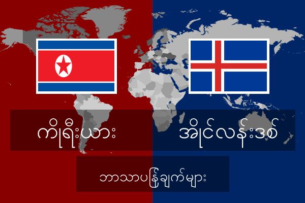  အိုင်လန်းဒစ် ဘာသာပြန်ချက်များ