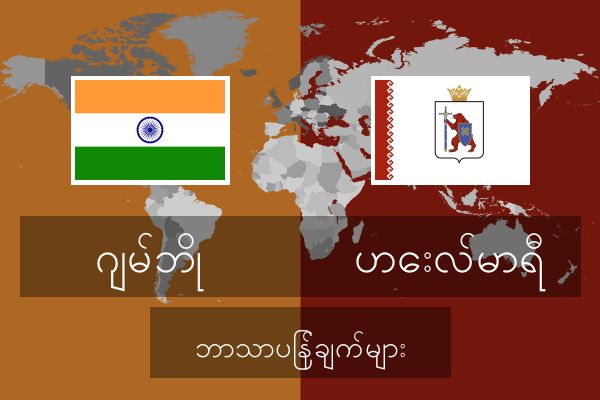  ဟေးလ်မာရီ ဘာသာပြန်ချက်များ