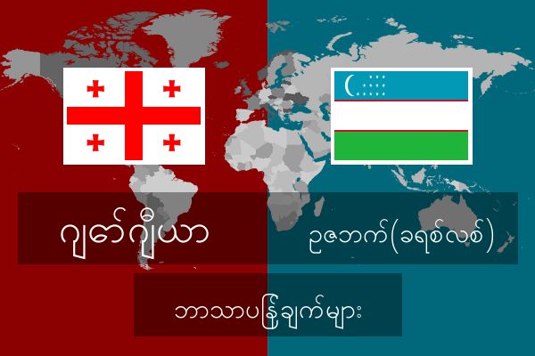  ဥဇဘက်(ခရစ်လစ်) ဘာသာပြန်ချက်များ