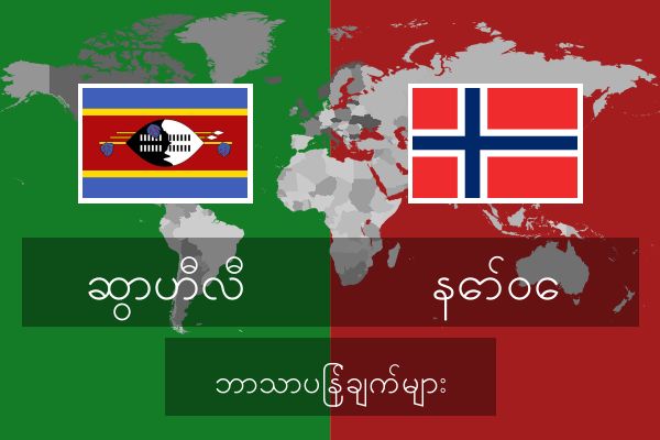  နော်ဝေ ဘာသာပြန်ချက်များ