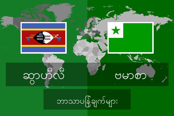  ဗမာစာ ဘာသာပြန်ချက်များ
