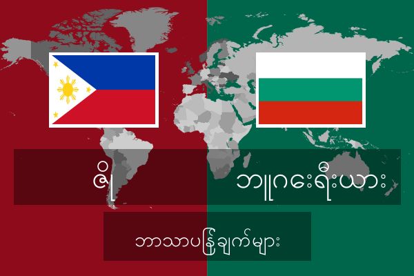  ဘူဂေးရီးယား ဘာသာပြန်ချက်များ