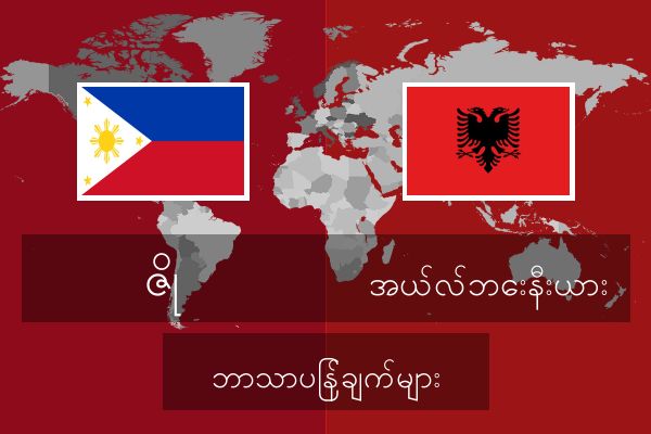  အယ်လ်ဘေးနီးယား ဘာသာပြန်ချက်များ