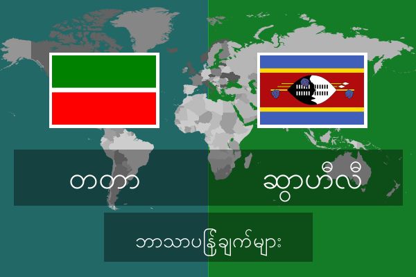  ဆွာဟီလီ ဘာသာပြန်ချက်များ