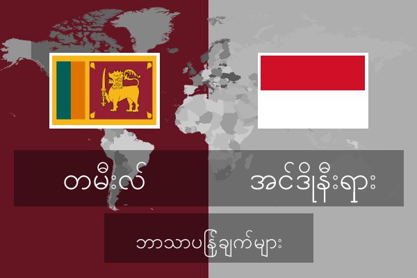  အင်ဒိုနီးရှား ဘာသာပြန်ချက်များ