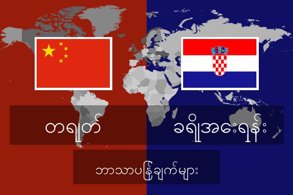  ခရိုအေးရှန်း ဘာသာပြန်ချက်များ