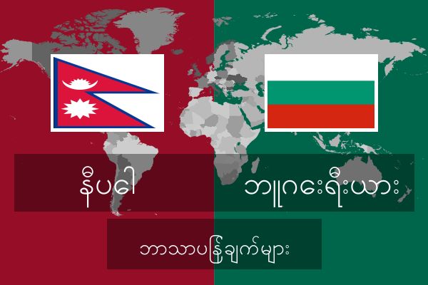  ဘူဂေးရီးယား ဘာသာပြန်ချက်များ