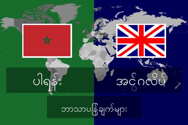  အင်္ဂလိပ် ဘာသာပြန်ချက်များ