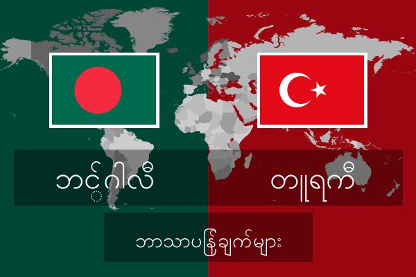  တူရကီ ဘာသာပြန်ချက်များ