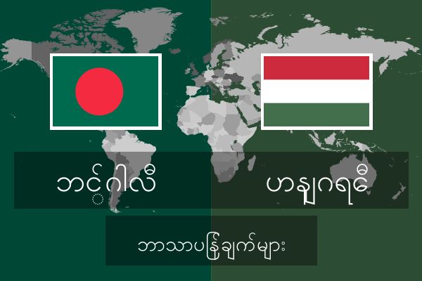  ဟနျဂရေီ ဘာသာပြန်ချက်များ