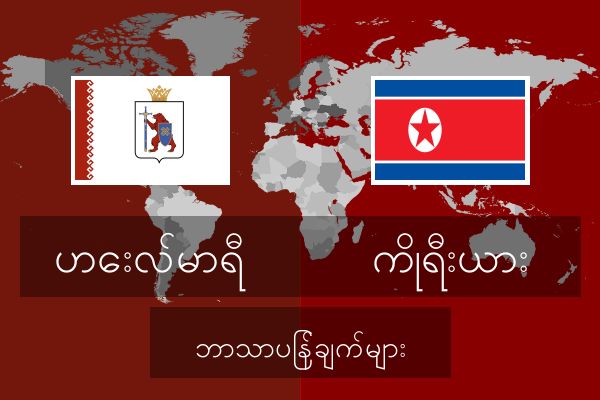  ကိုရီးယား ဘာသာပြန်ချက်များ
