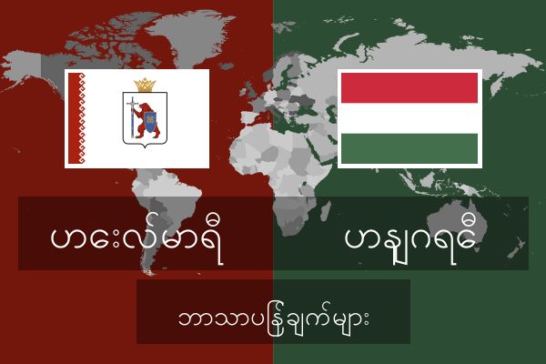  ဟနျဂရေီ ဘာသာပြန်ချက်များ