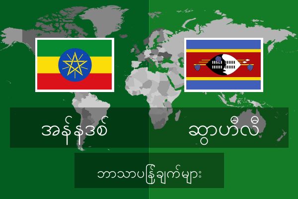  ဆွာဟီလီ ဘာသာပြန်ချက်များ