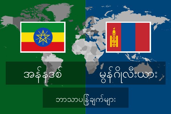  မွန်ဂိုလီးယား ဘာသာပြန်ချက်များ