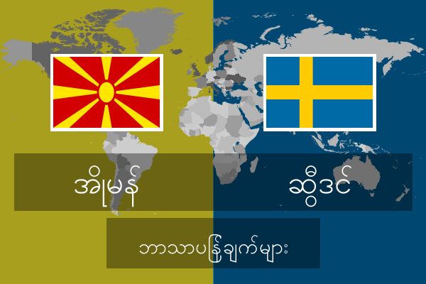  ဆွီဒင် ဘာသာပြန်ချက်များ