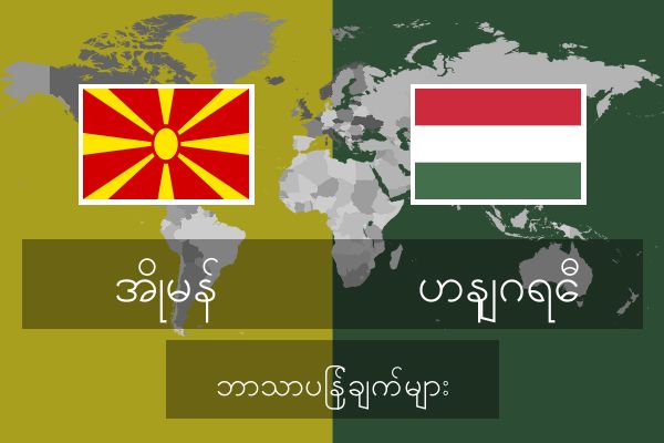  ဟနျဂရေီ ဘာသာပြန်ချက်များ