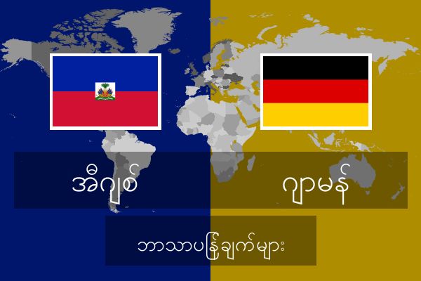  ဂျာမန် ဘာသာပြန်ချက်များ