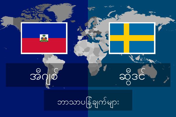  ဆွီဒင် ဘာသာပြန်ချက်များ