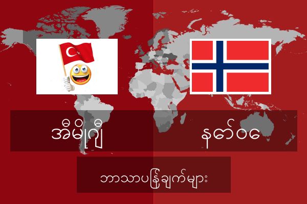  နော်ဝေ ဘာသာပြန်ချက်များ