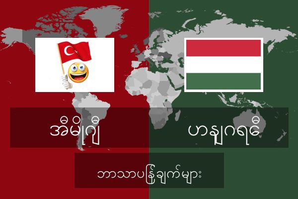  ဟနျဂရေီ ဘာသာပြန်ချက်များ