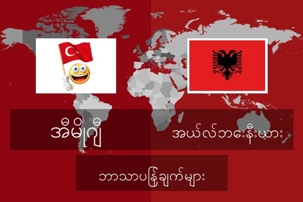  အယ်လ်ဘေးနီးယား ဘာသာပြန်ချက်များ