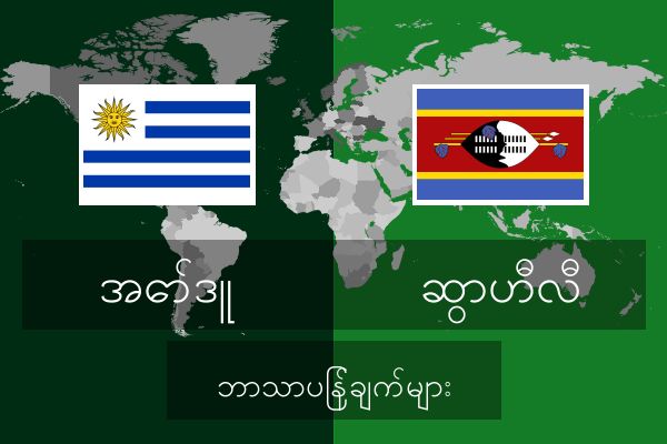  ဆွာဟီလီ ဘာသာပြန်ချက်များ