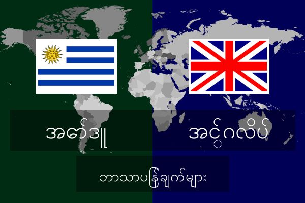  အင်္ဂလိပ် ဘာသာပြန်ချက်များ
